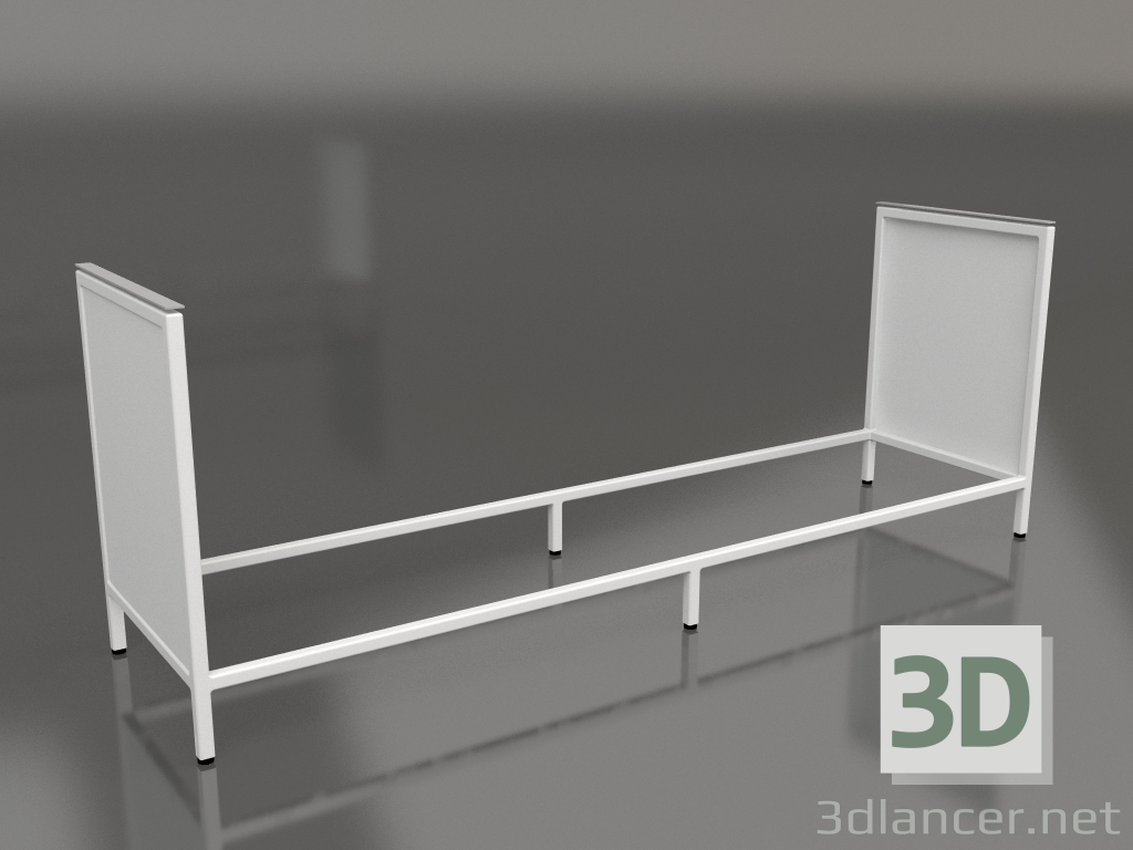 3d model Island V1 (wall) on 60 frame 4 (grey) - preview