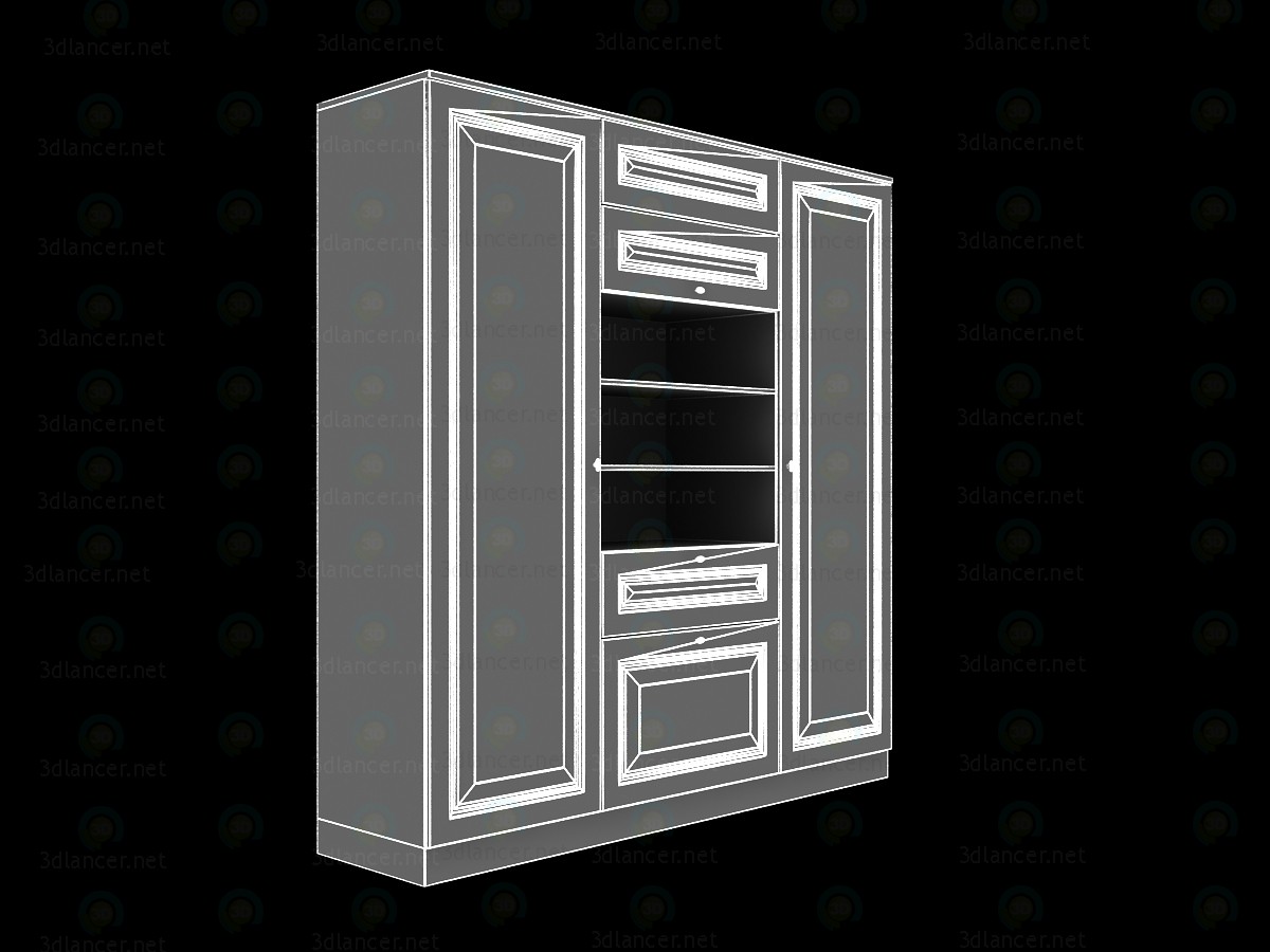 3d model Wardrobe Children - preview 3d model Wardrobe Children - preview