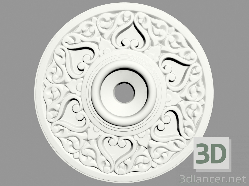 3d model Ceiling outlet (P129) - preview