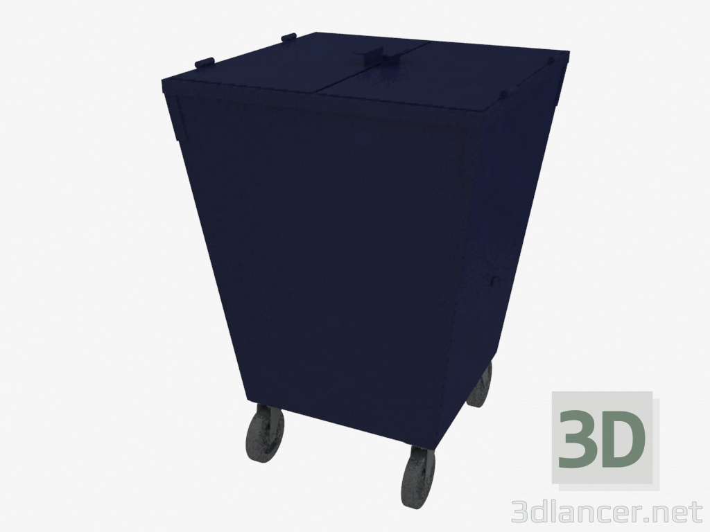 3d model Container on wheels - preview