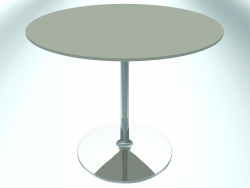 Tavolo da ristorante rotondo (RR30 cromato G3, Ø800 mm, H660 mm, base rotonda)