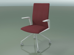 Chair 4831 (4 castors, with upholstery - fabric, V12)
