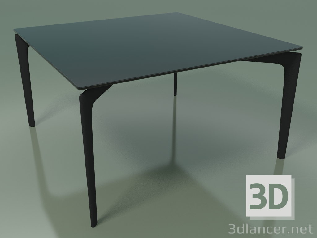 3d model Square table 6703 (H 42.5 - 77x77 cm, Smoked glass, V44) - preview