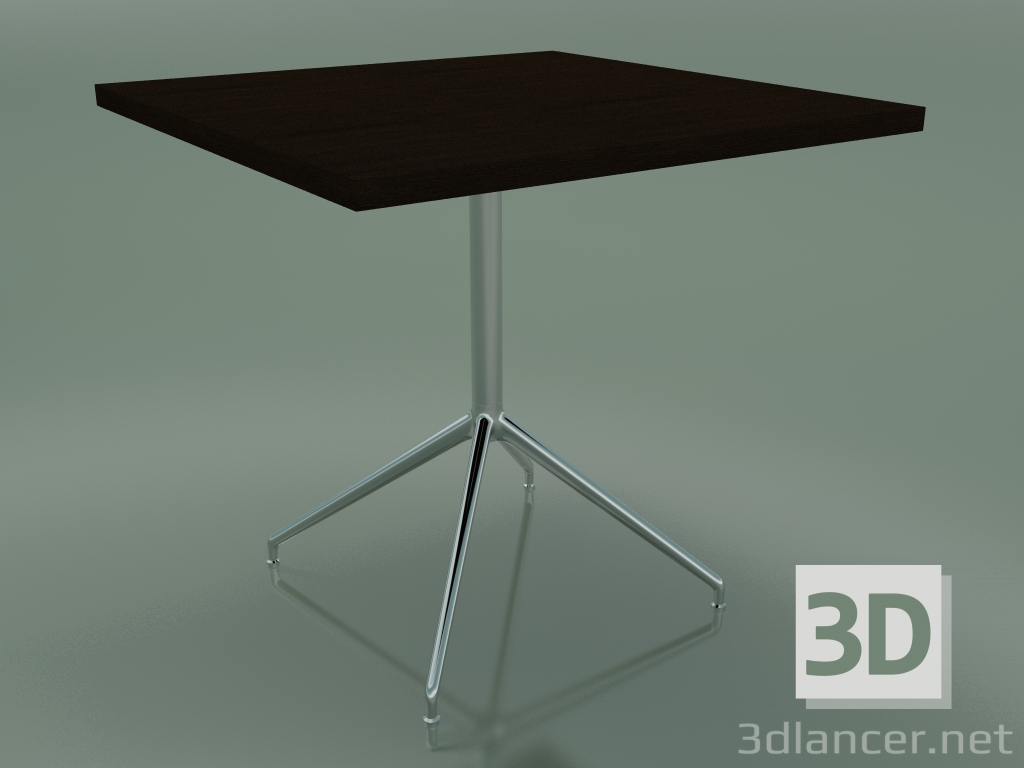 3D modeli Kare masa 5755 (H 74.5 - 80x80 cm, Wenge, LU1) - önizleme