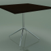 3D Modell Quadratischer Tisch 5755 (H 74,5 - 80 x 80 cm, Wenge, LU1) - Vorschau