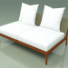 modello 3D Modulo divano centrale 006 (Metal Rust, Batyline Olive) - anteprima