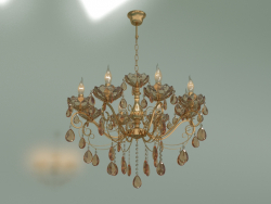 Pendant chandelier Escada 10109-8 (bronze-tinted crystal)