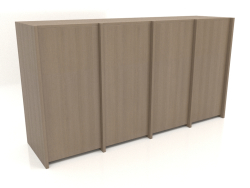 Modular wardrobe ST 07 (1530x409x816, wood grey)