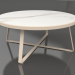 3D modeli Yuvarlak yemek masası Ø175 (DEKTON Aura, Kum) - önizleme