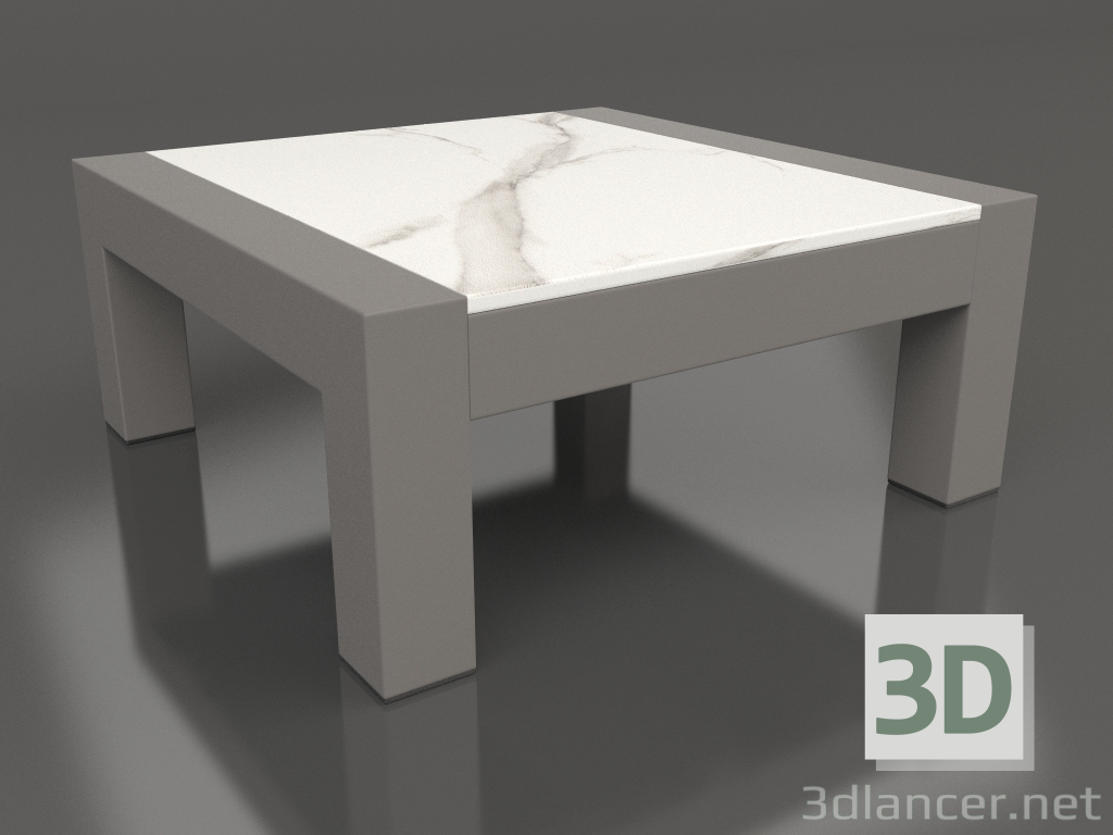 modello 3D Tavolino (grigio quarzo, DEKTON Aura) - anteprima