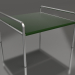 3d model Coffee table 76 with an aluminum tabletop (Bottle green) - preview