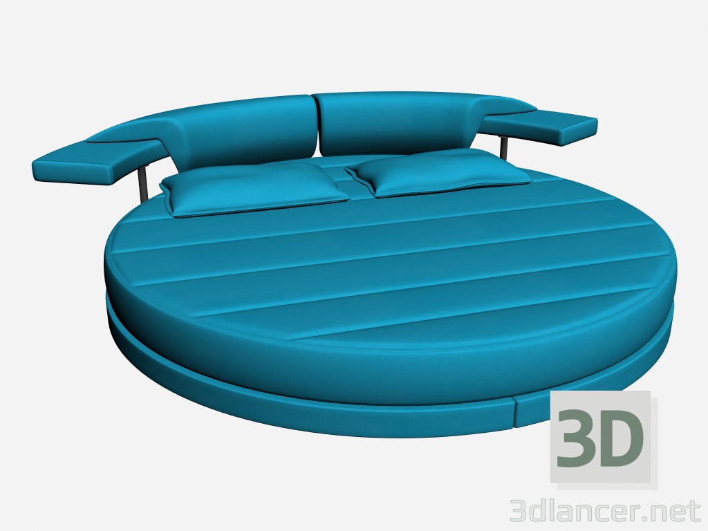 3d model Double bed RODI - preview