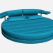 3d модель Двоспальне ліжко RODI – превью