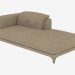 modello 3D Elemento divano modulare Leon (216h105h68) - anteprima