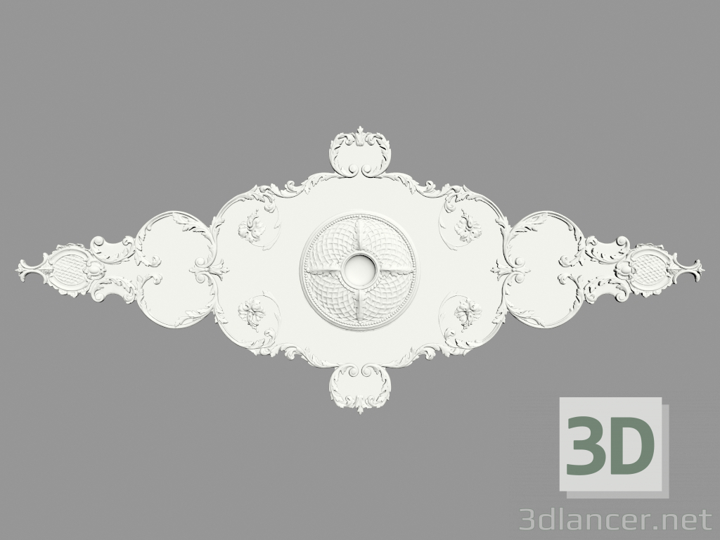 3d model Ceiling outlet (P132) - preview