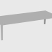 modello 3D Tavolo da pranzo GORKY TABLE (280x110xh76) - anteprima