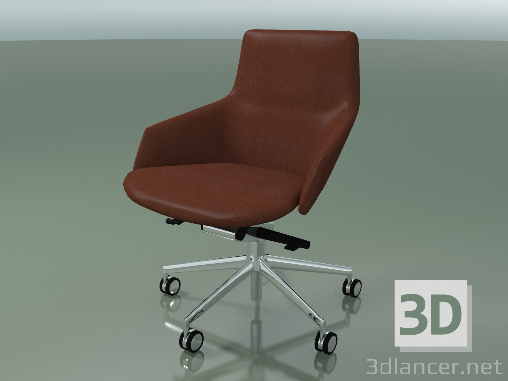 3D Modell Konferenzstuhl mit 5 Rädern 1933 - Vorschau