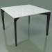 modello 3D Tavolo quadrato 6704 (H 42.5 - 60x60 cm, marmo, V44) - anteprima