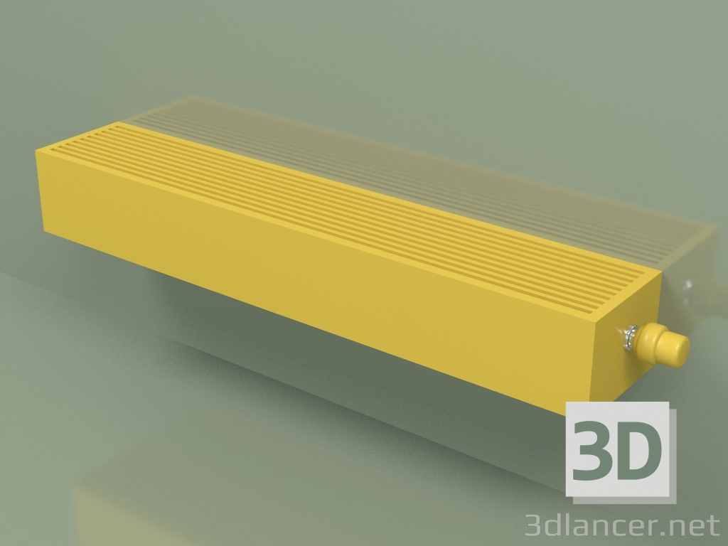 3D modeli Konvektör - Aura Slim Basic (140x1000x180, RAL 1012) - önizleme