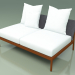 3d model Central sofa module 006 (Metal Rust, Batyline Gray) - preview