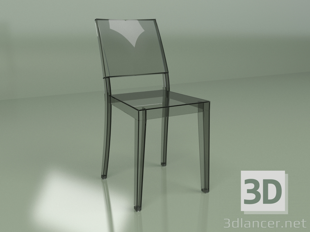 Modelo 3d Cadeira La Marie (preta) - preview