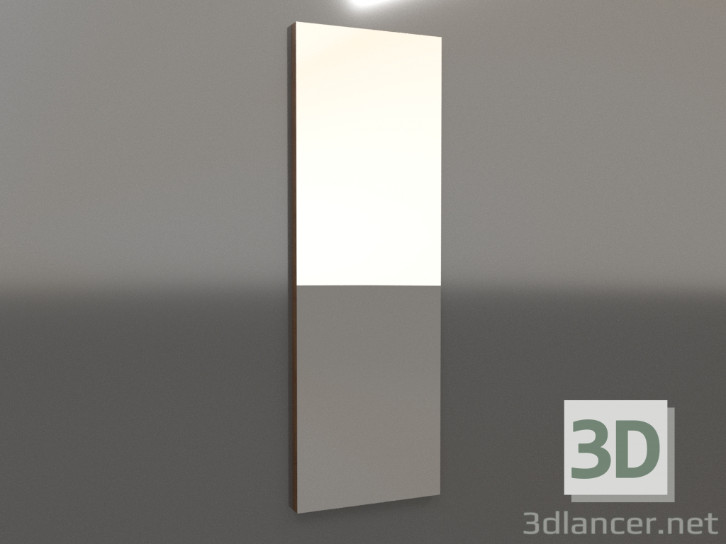 modello 3D Specchio ZL 11 (600x1800, legno marrone chiaro) - anteprima