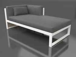 Modular sofa, section 2 right (White)