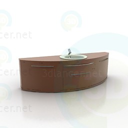 3D Modell Möbel-Waschtisch - Vorschau