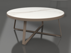Round dining table Ø175 (DEKTON Aura, Bronze)
