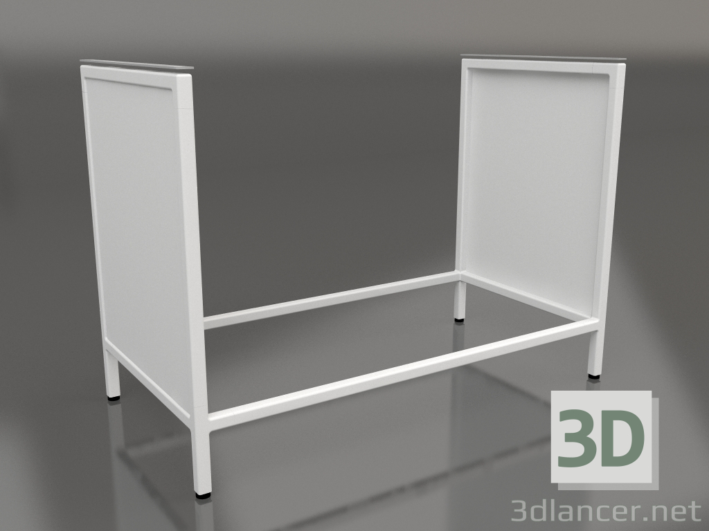 modèle 3D Ilot V1 (mur) sur 60 frame 2 (gris) - preview