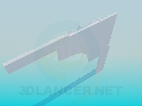 modelo 3D Unidades de la esquina - escuchar modelo 3D Unidades de la esquina - escuchar