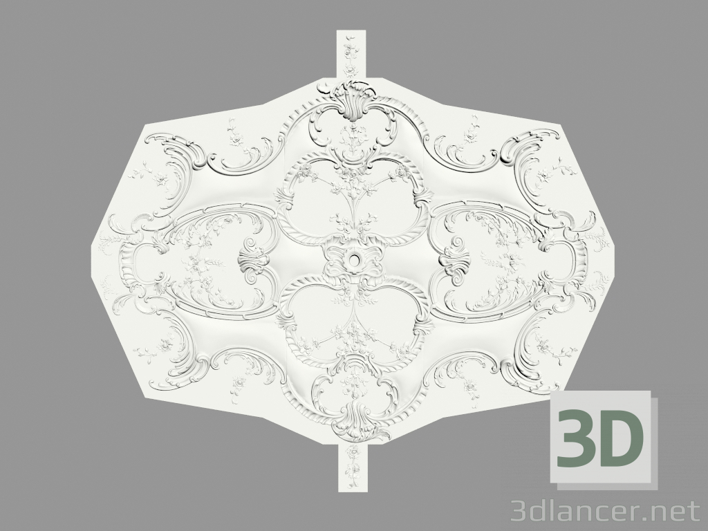 3d model Ceiling outlet (P134) - preview