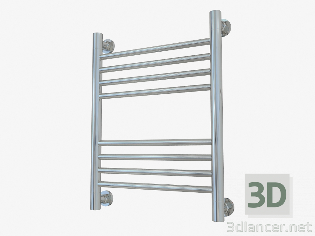 modèle 3D Porte-serviettes chauffant Bohemia + droit (500x400) - preview