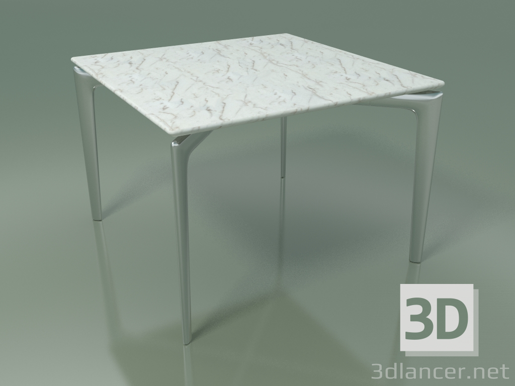 3D Modell Quadratischer Tisch 6704 (H 42,5 - 60 x 60 cm, Marmor, LU1) - Vorschau