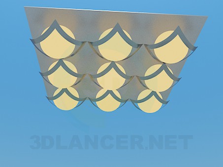 modelo 3D Luminaria cuadrada - escuchar modelo 3D Luminaria cuadrada - escuchar