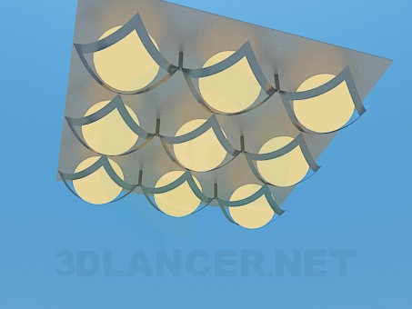 modelo 3D Luminaria cuadrada - escuchar modelo 3D Luminaria cuadrada - escuchar