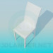 3d model Chair with high backrest - preview