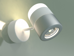 Настінний світлодіодний світильник 20165-1 LED (білий-срібло)