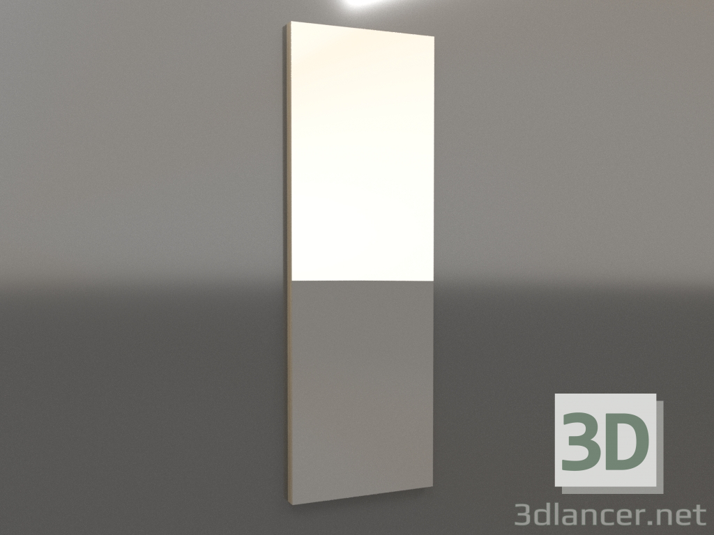 3D Modell Spiegel ZL 11 (600x1800, Holz weiß) - Vorschau