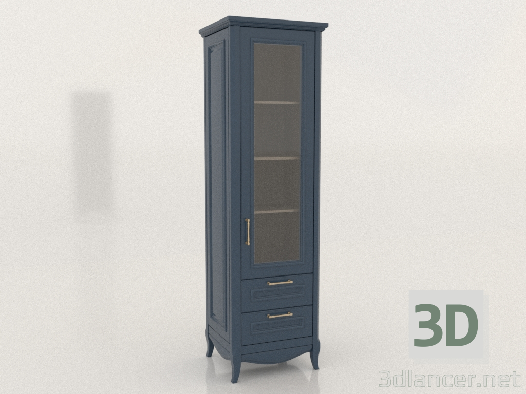 3d model One-door showcase cabinet 1 (Ruta) - preview