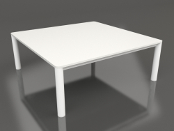 Table basse 94×94 (Blanc, DEKTON Zenith)