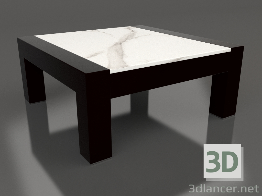 modello 3D Tavolino (Nero, DEKTON Aura) - anteprima