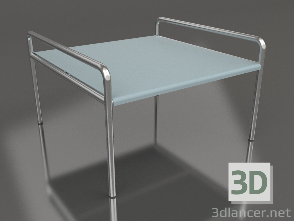modèle 3D Table basse 76 avec plateau en aluminium (Bleu gris) - preview