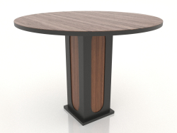 Dining table ROUND Ø 1000 mm (light walnut)