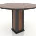 3d model Dining table ROUND Ø 1000 mm (light walnut) - preview