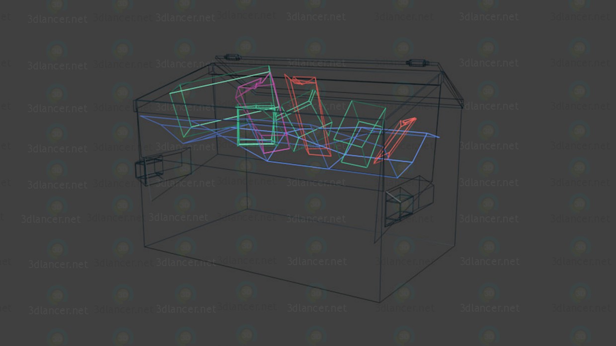 3d Dumpster model buy - render 3d Dumpster model buy - render