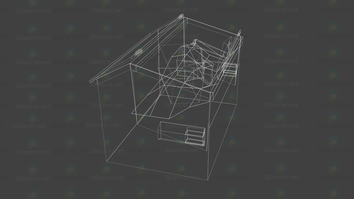 3d Dumpster model buy - render 3d Dumpster model buy - render