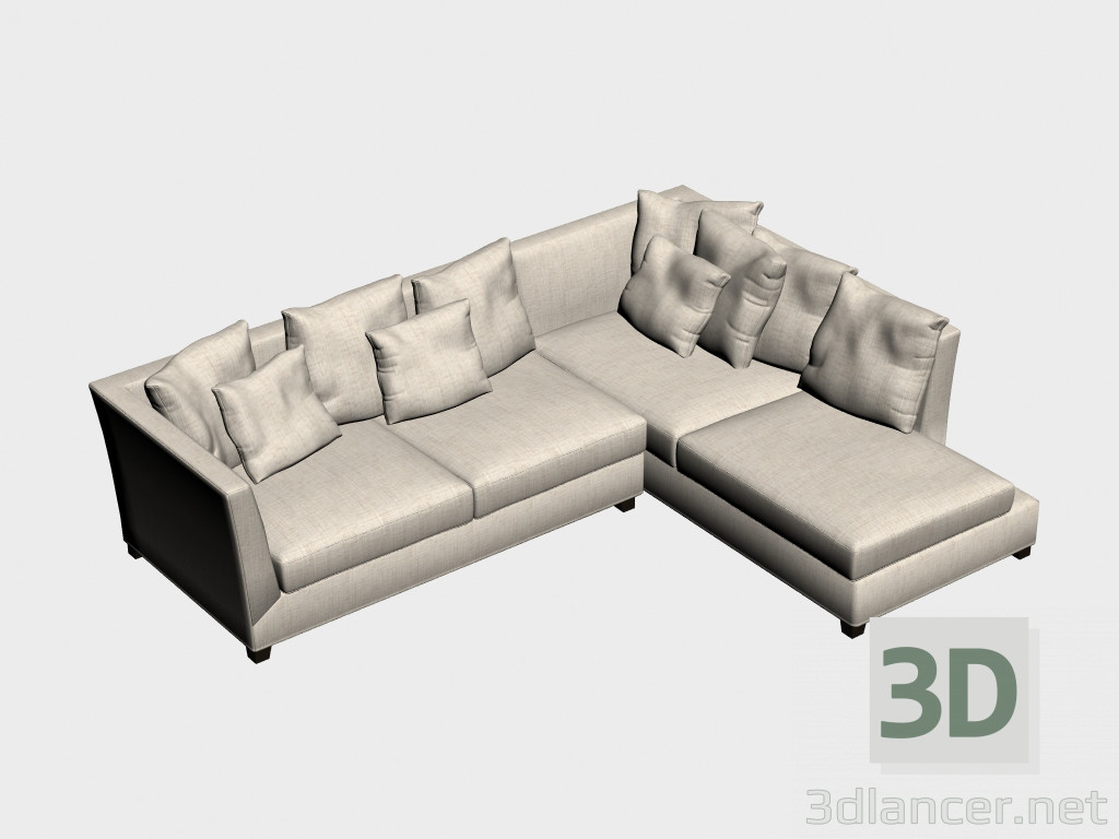 3D Modell Sofa Victory (Ecke, 214h280) - Vorschau