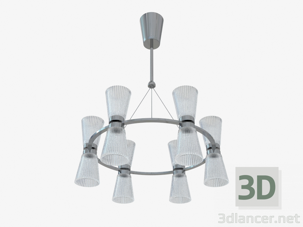 modello 3D Fixture (Chandelier) Grana (4013 61L) - anteprima