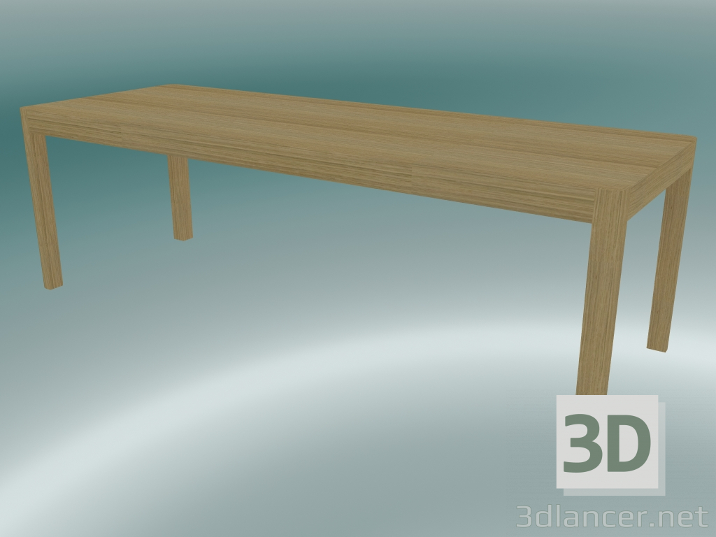 Modelo 3d Oficina de mesa de café (120x43 cm, carvalho) - preview